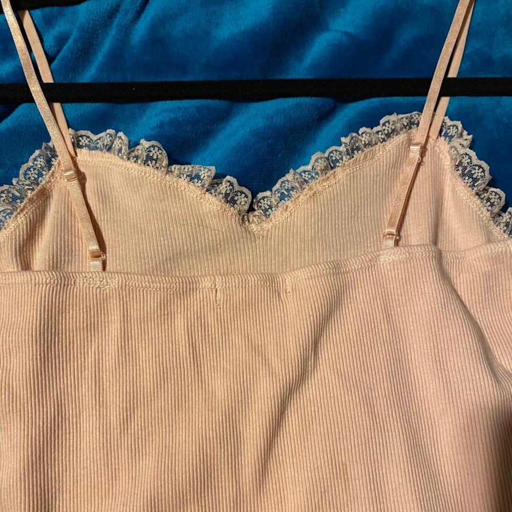Pretty Pink Ribbed Tank Top - Picture 4 of 7